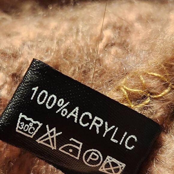 ModCloth Pastel Multicolor Colorblock Plaid Poncho shawl one size - Picture 5 of 5